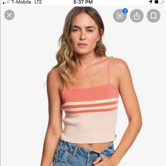 Roxy Tops - Roxy ❤️Nwot Coachella crop top. M